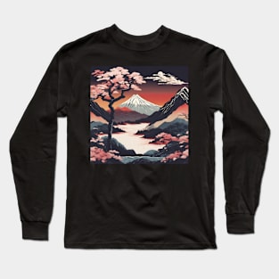 in the mountain of japan Long Sleeve T-Shirt